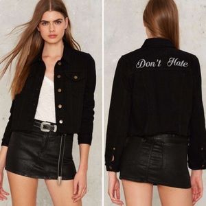 Nasty Gal Don't Hate Denim Jacket